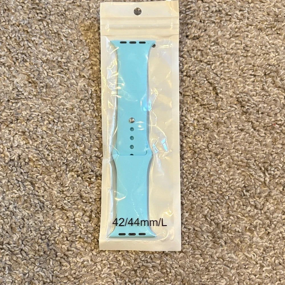 Silicone Sport Watch Band - Light Blue - 42/44mm